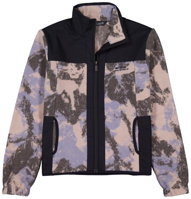 Pileup Wool Fleece Jacket - AOP - Womens - mtn camo moonstone 1