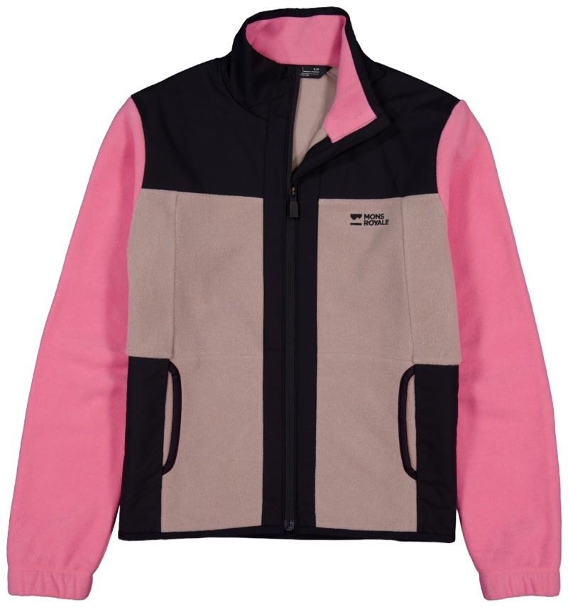 Pileup Wool Fleece Jacket - Womens - flamingo 1