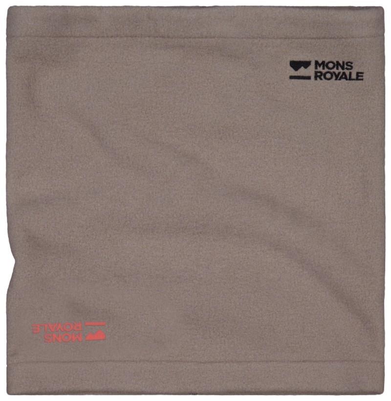 Pileup Wool Fleece Neckwarmer - cinder 1