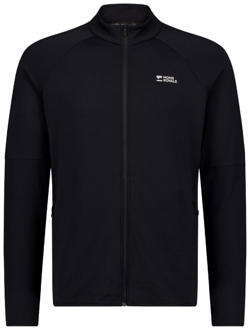 Quad Merino Fleece Jacket - Mens - black 1