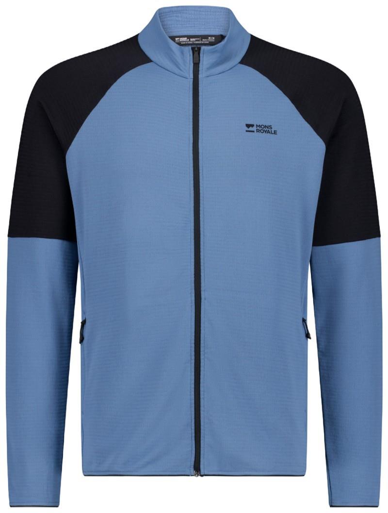 Quad Merino Fleece Jacket - Mens - horizon blue / black 1