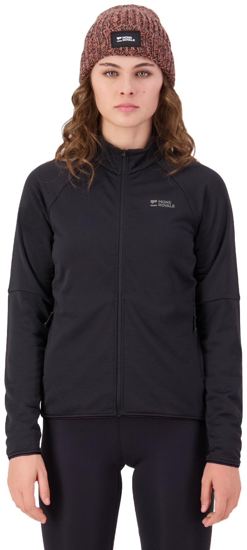 Quad Merino Fleece Jacket - Womens - black 1