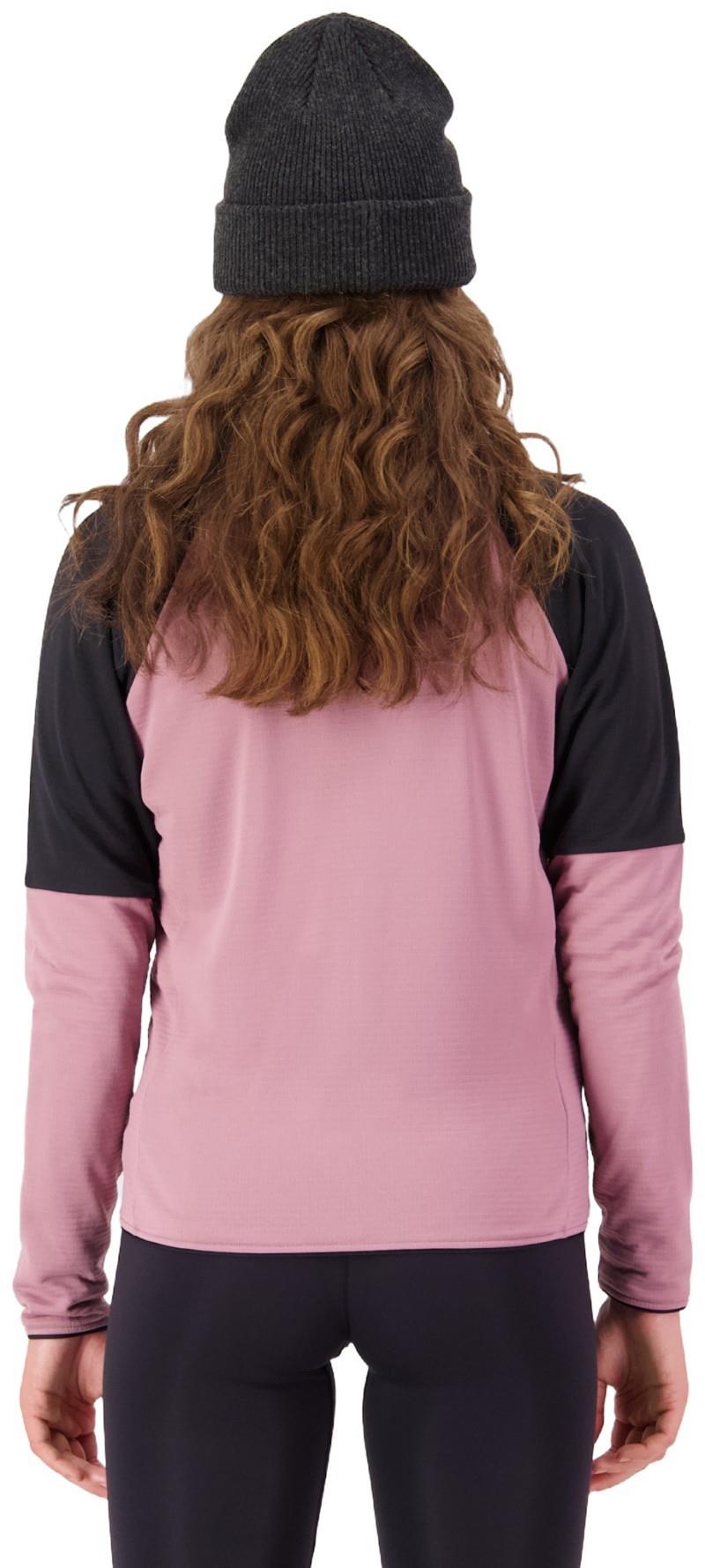 Quad Merino Fleece Jacket - Womens - sierra pink / black 1