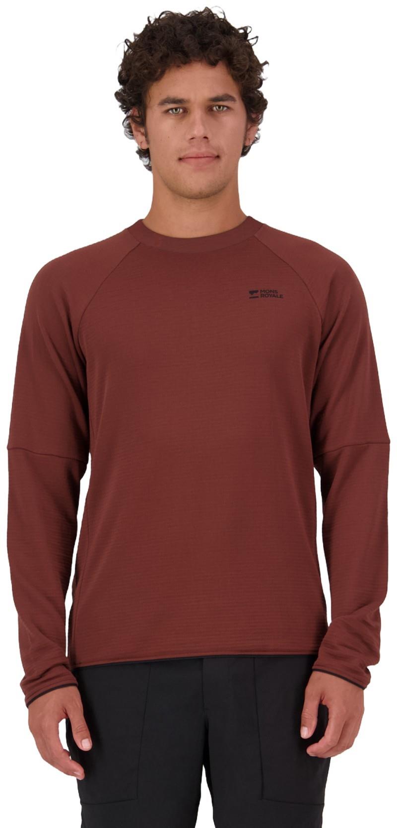 Quad Merino Fleece Pullover - Mens - sable 1