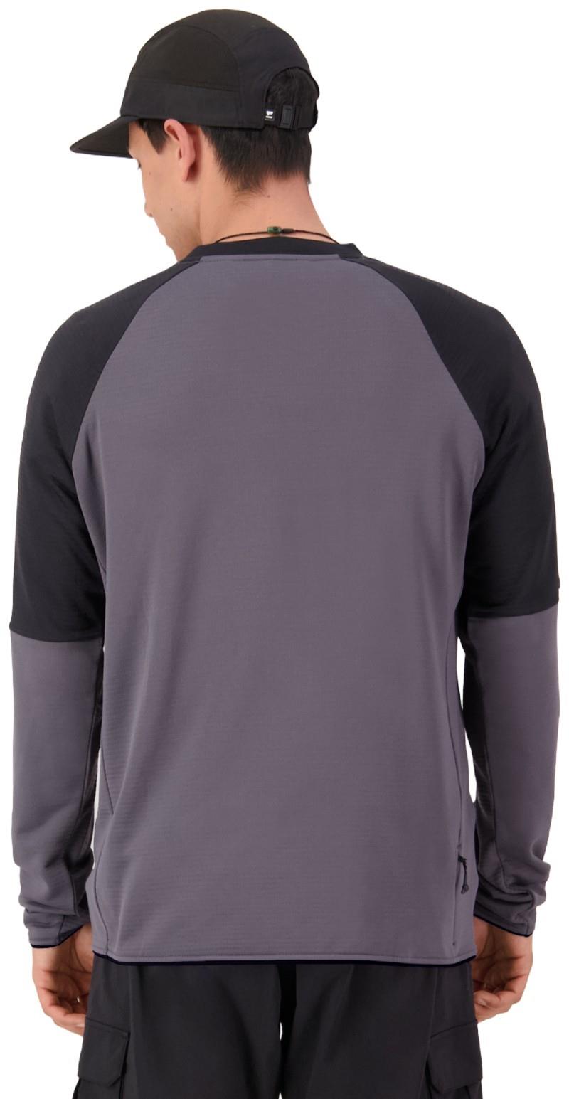 Quad Merino Fleece Pullover - Mens - volcano / black 1