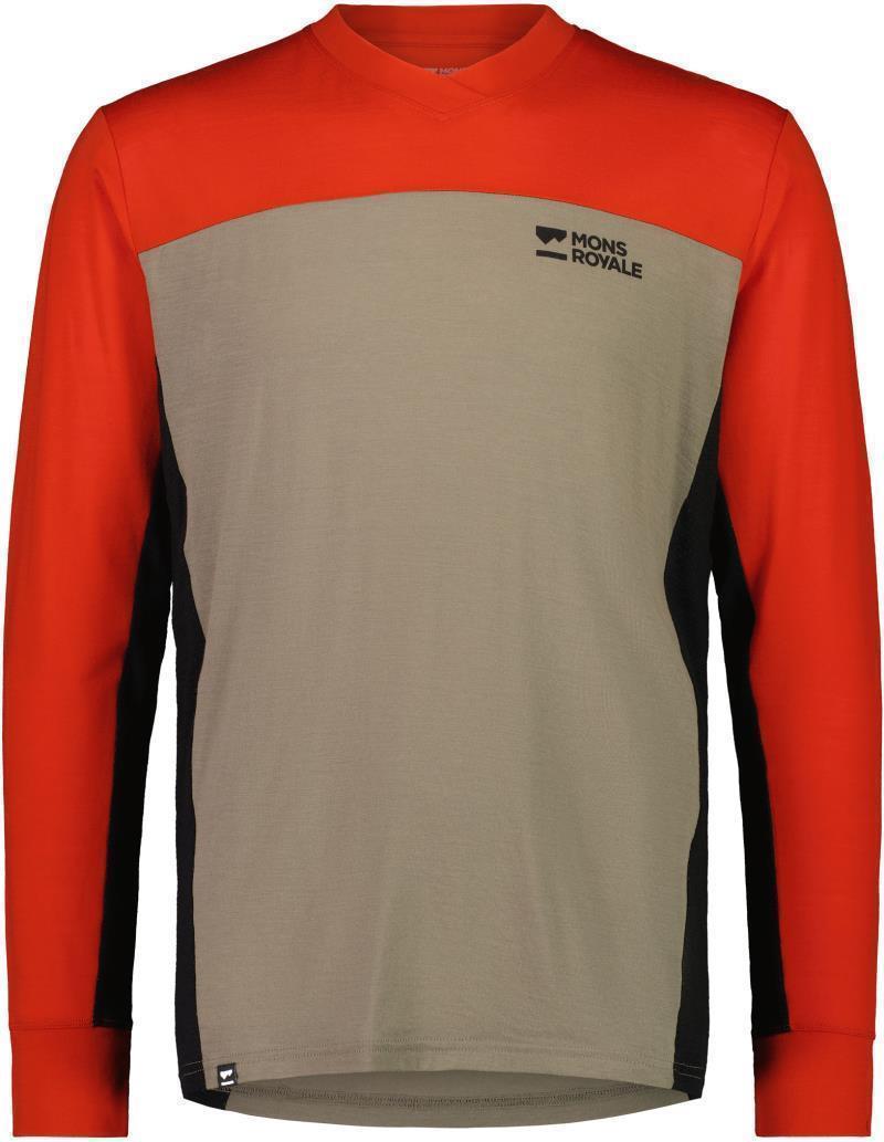 Redwood Merino Air-Con VLS - AOP - Mens - Retro Red / Black / Walnut 1