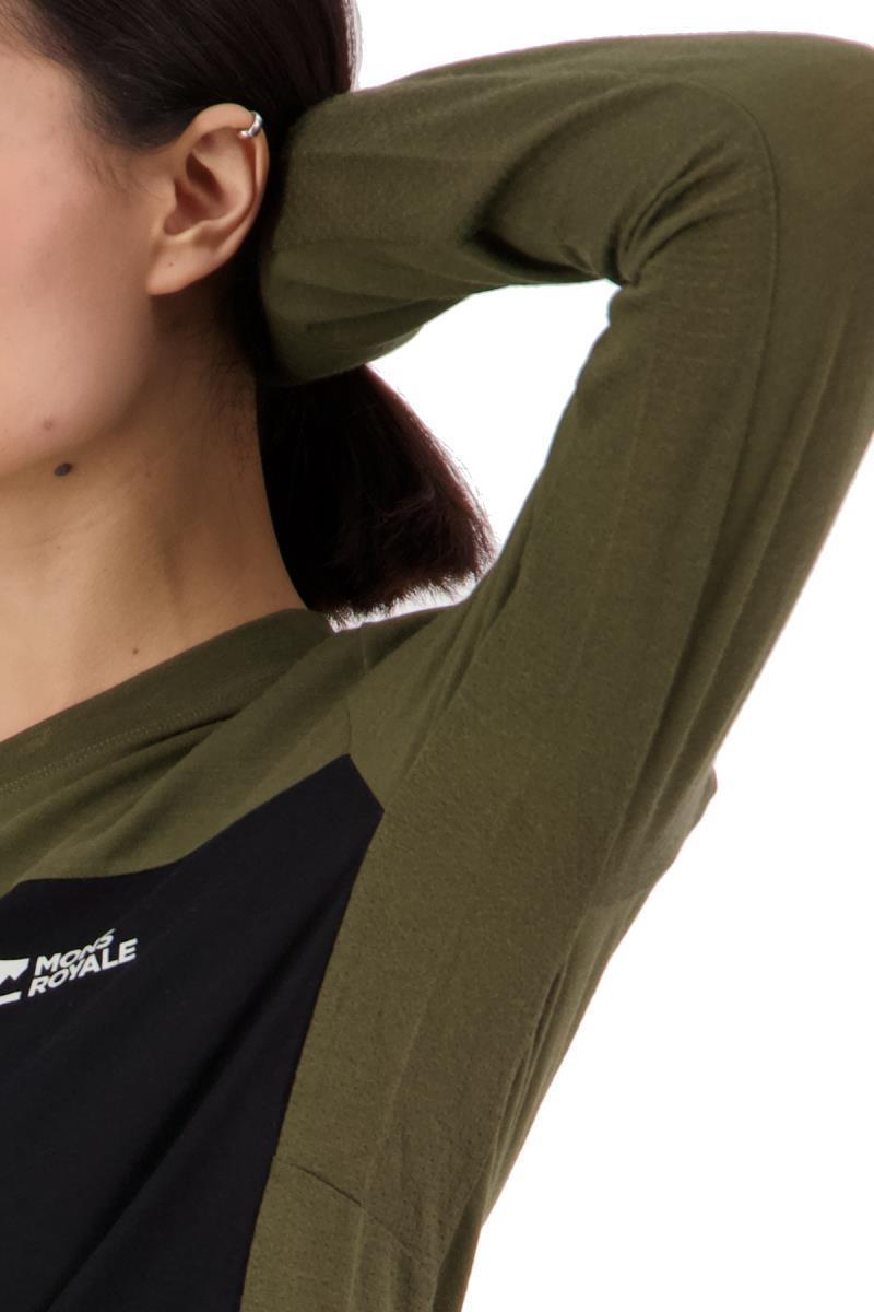 Redwood Merino Air-Con VLS - AOP - Womens - Dark Olive / Black 4