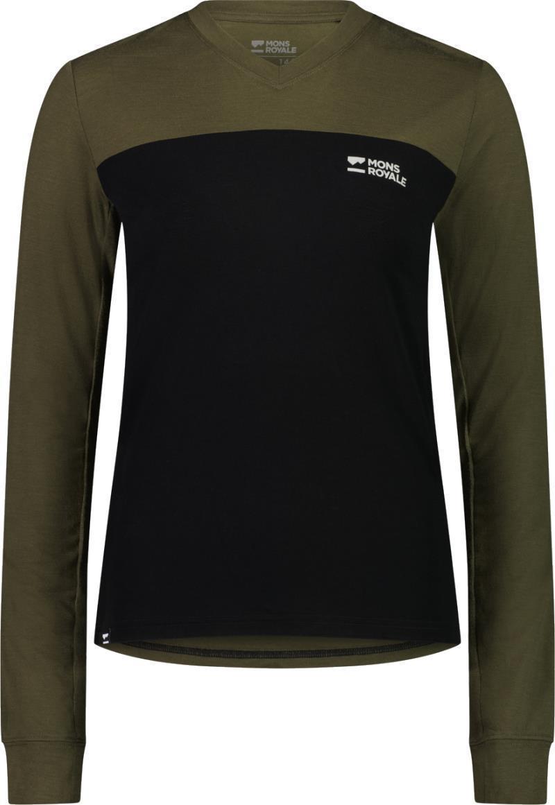Redwood Merino Air-Con VLS - AOP - Womens - Dark Olive / Black 1