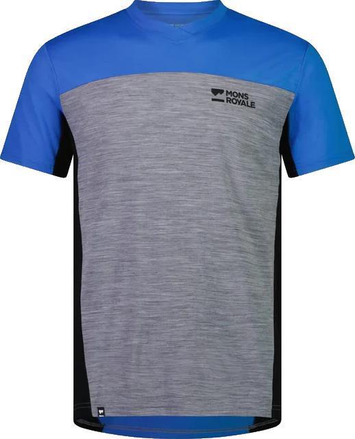 Redwood Merino Air-Con VT - AOP - Mens - Blue Gravel 1