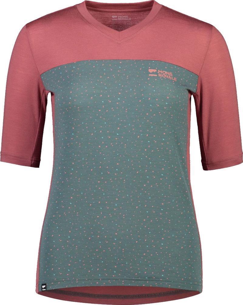 Redwood Merino Air-Con VT - AOP - Womens - Terracotta / Terrazzo 1