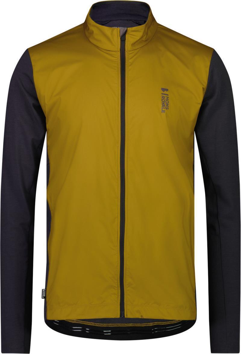 Redwood Merino Air-Con Wind Jersey - Mens - Shale / Cumin 1