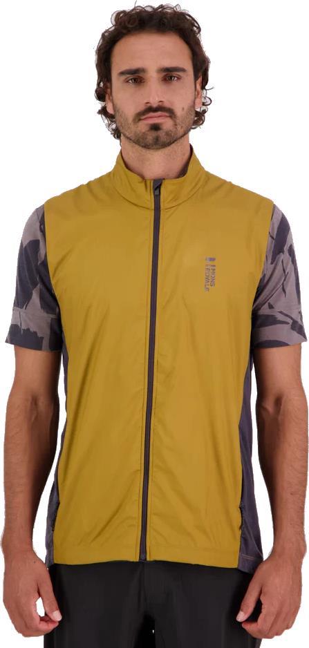 Redwood Merino Air-Con Wind Vest - Mens - Shale / Cumin 2