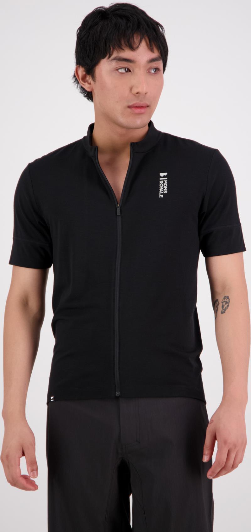 Roam Cargo Merino Shift Full Zip - Mens - Black 4