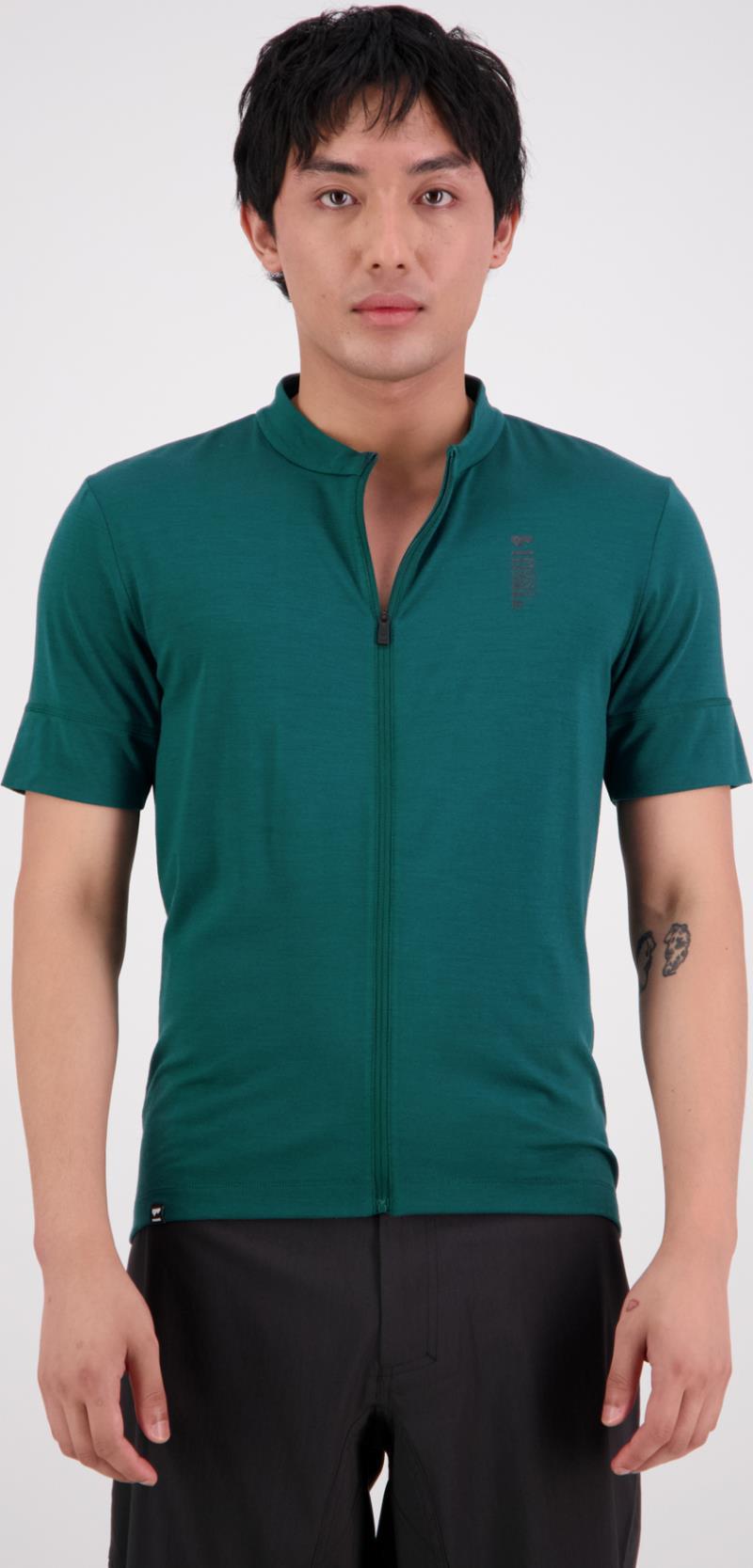 Roam Cargo Merino Shift Full Zip - Mens - Evergreen 2