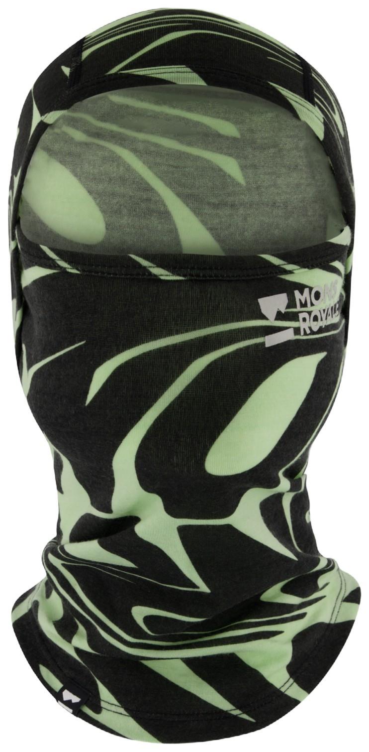 Santa Rosa Merino Balaclava - AOP - signal lost matcha 1