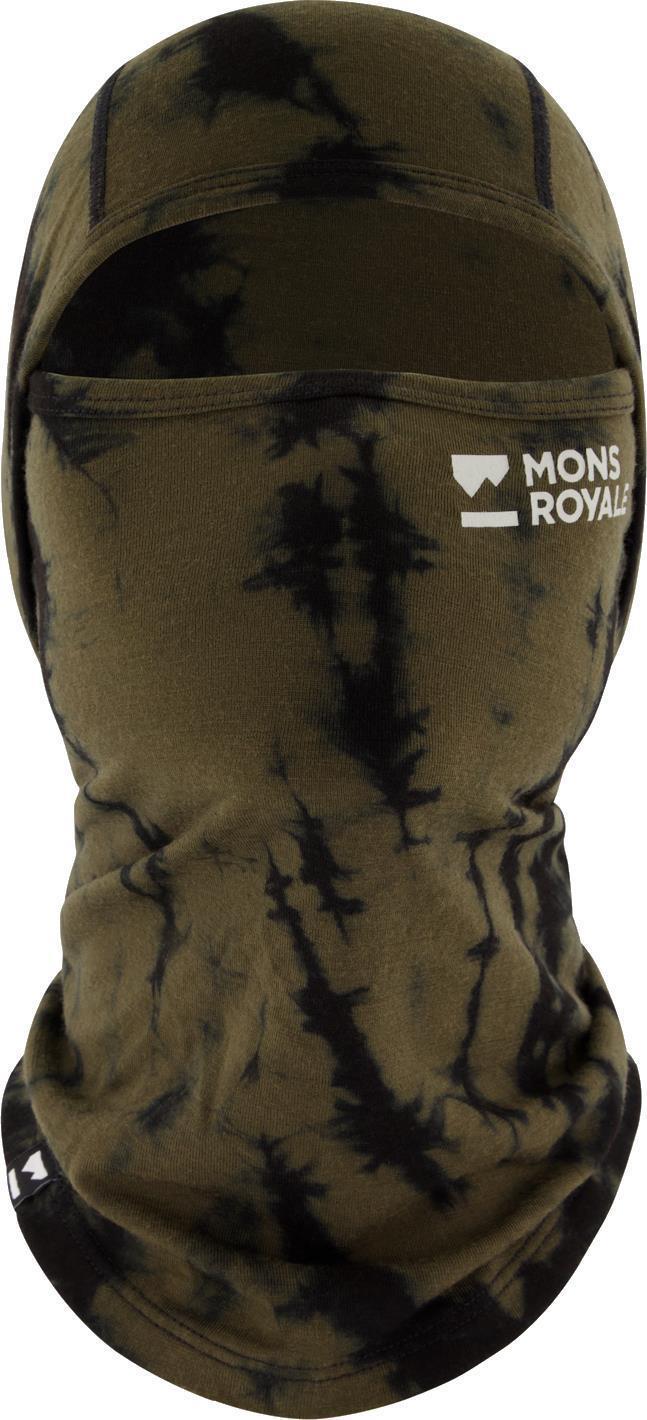 Santa Rosa Merino Flex Balaclava - AOP - Olive Tie Dye 1