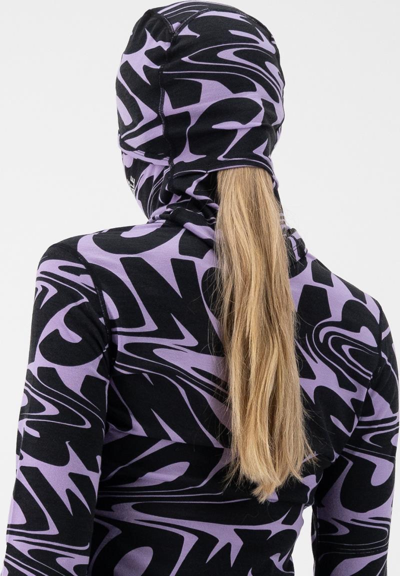 Santa Rosa Merino Flex Balaclava - AOP - Signal Lost Lupin 4