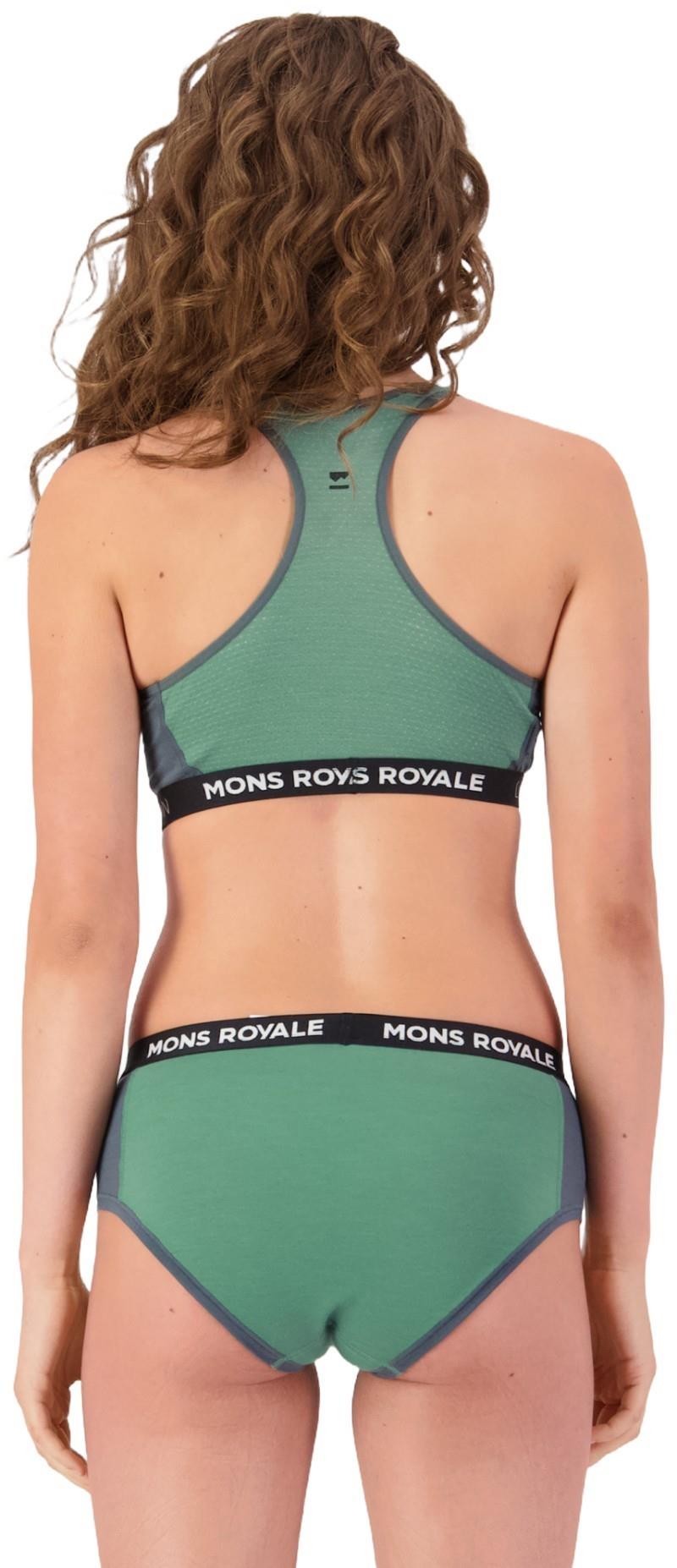 Sierra Merino Sports Bra - Womens - deep jade / dark cypress 1