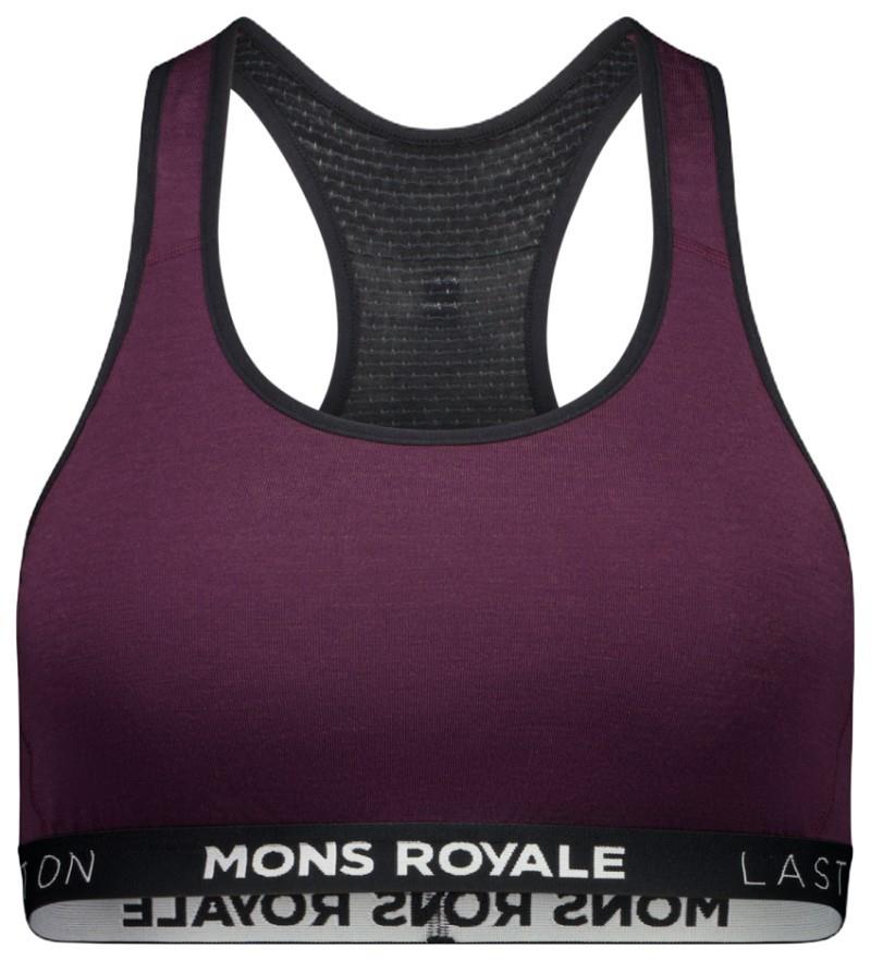 Sierra Merino Sports Bra - Womens - fig / black 1
