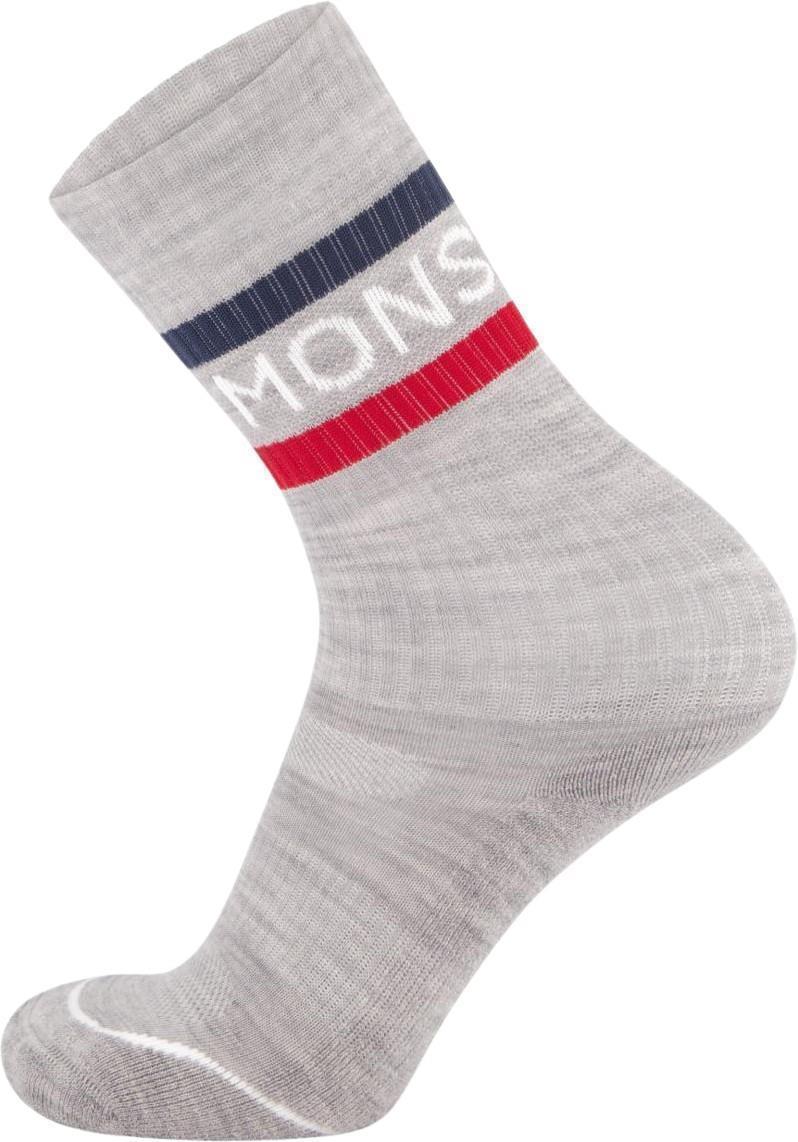 Signature Crew Socks - College Grey 1