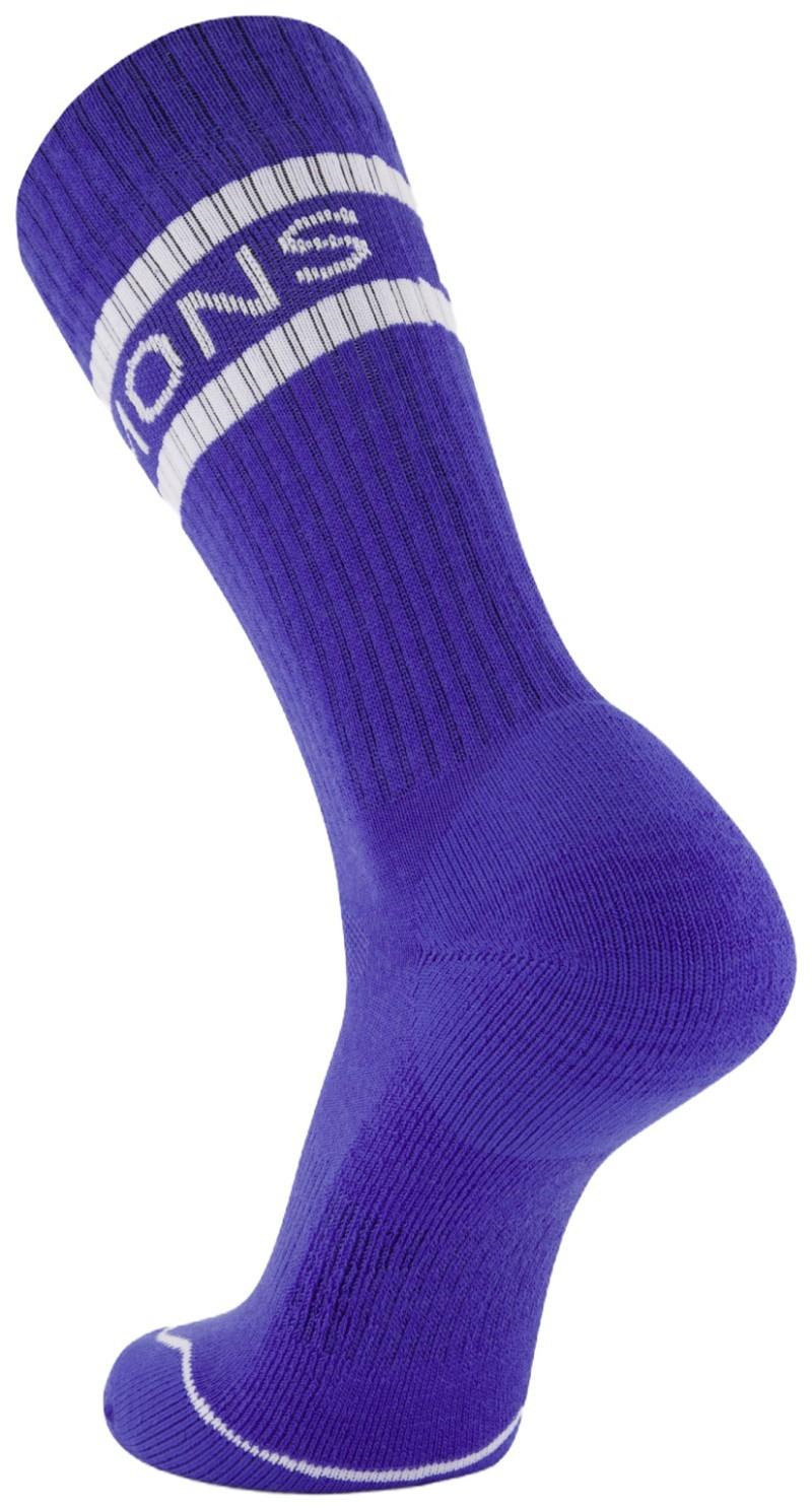 Signature Merino Crew Socks - blue dusk 1