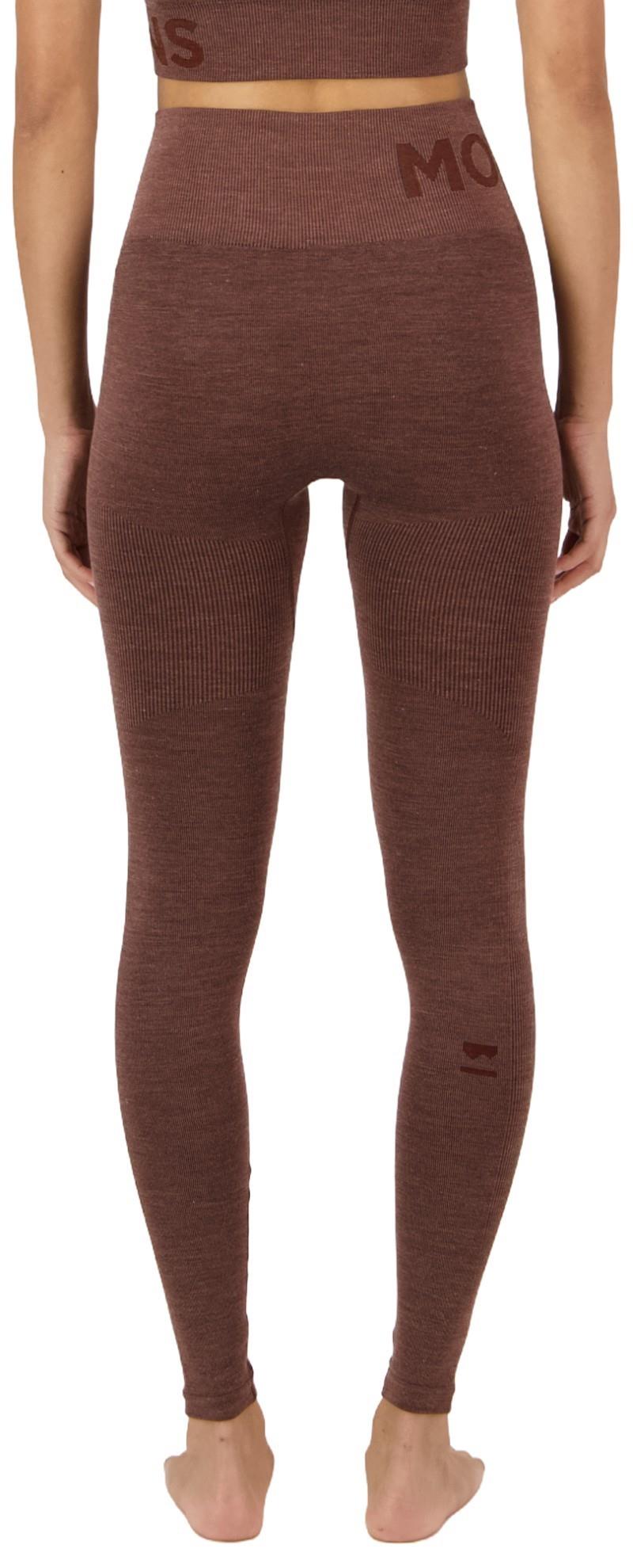 Solace Merino Seamless Leggings - Womens - henna 1