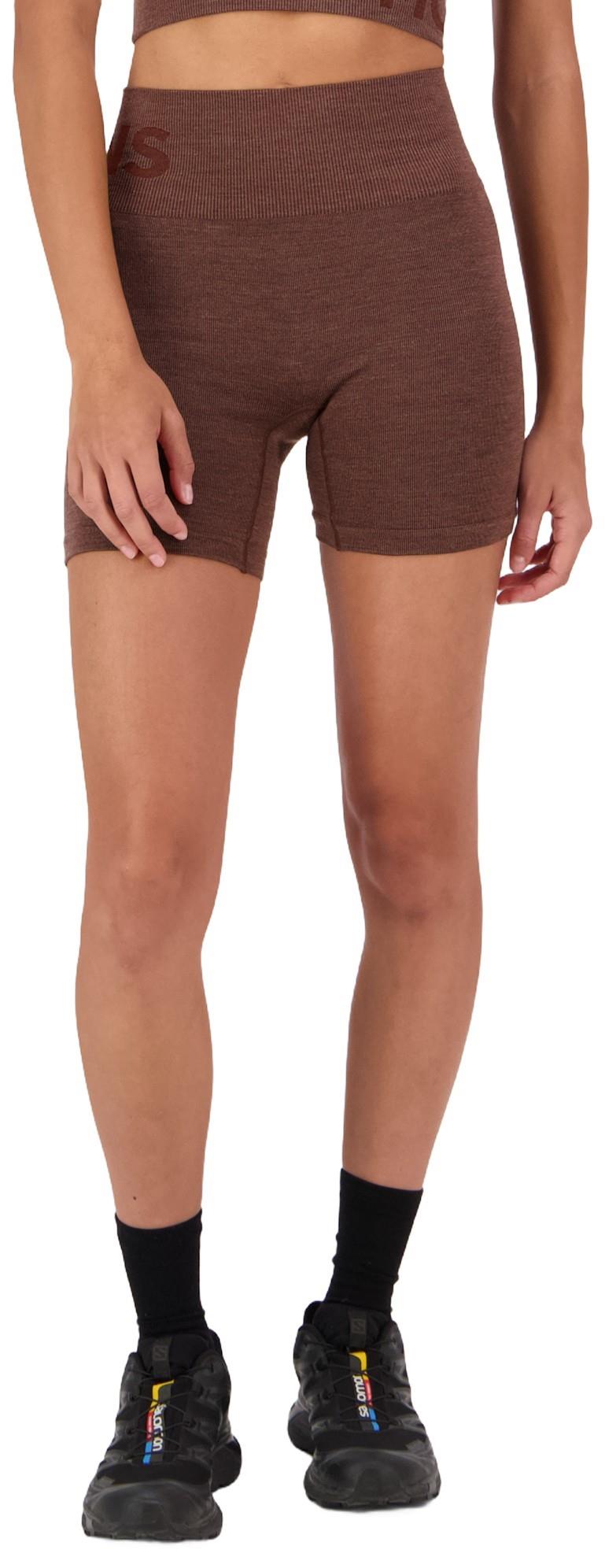 Solace Merino Seamless Shorts - Womens - henna 1