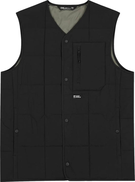 Stacker Merino Insulated Vest - Unisex - black / basil 1