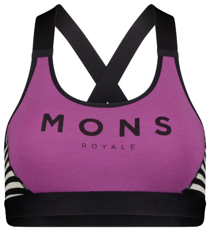 Stella Merino X-Back Bra - Womens - purple bolt / mr stripe 1