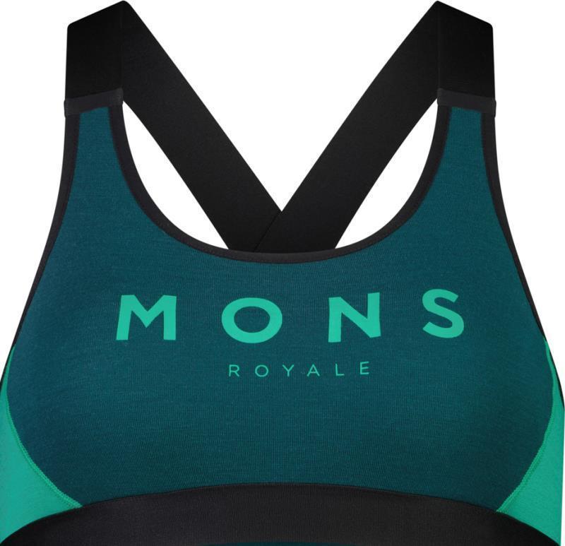 Stella X-Back Bra - AOP - Evergreen / Pop Green 1
