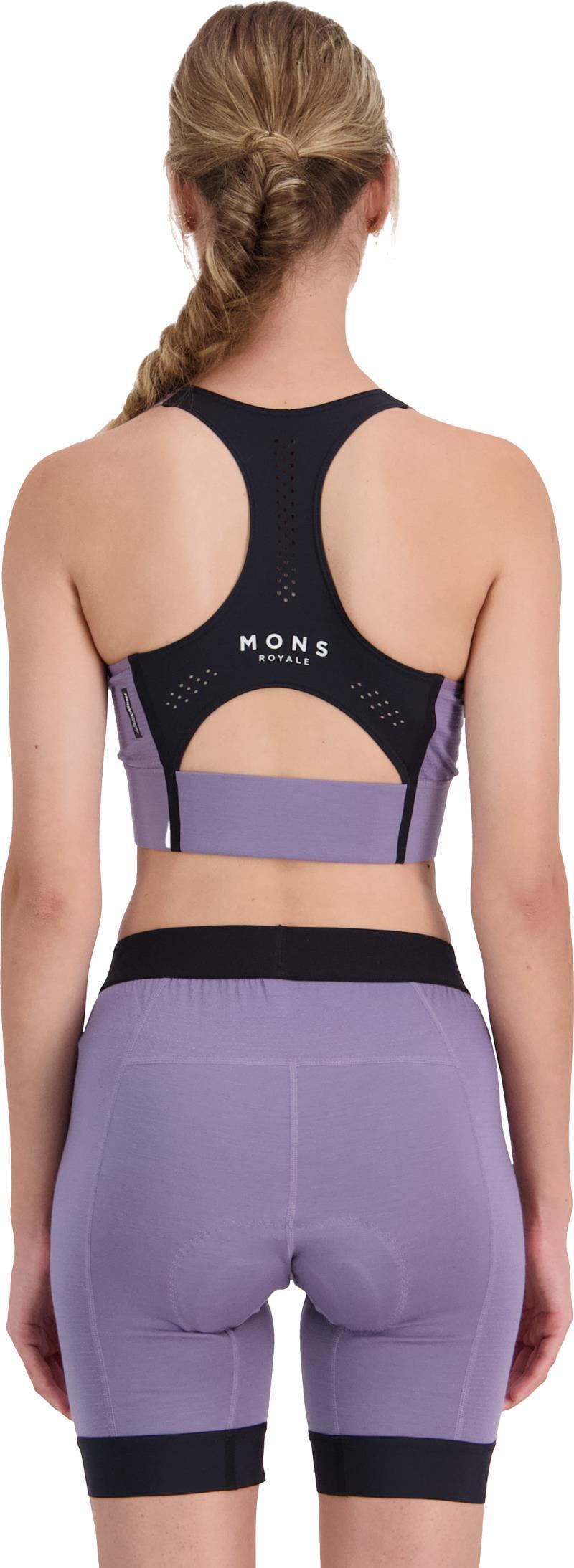 Stratos Merino Shift Sports Bra - Thistle 3