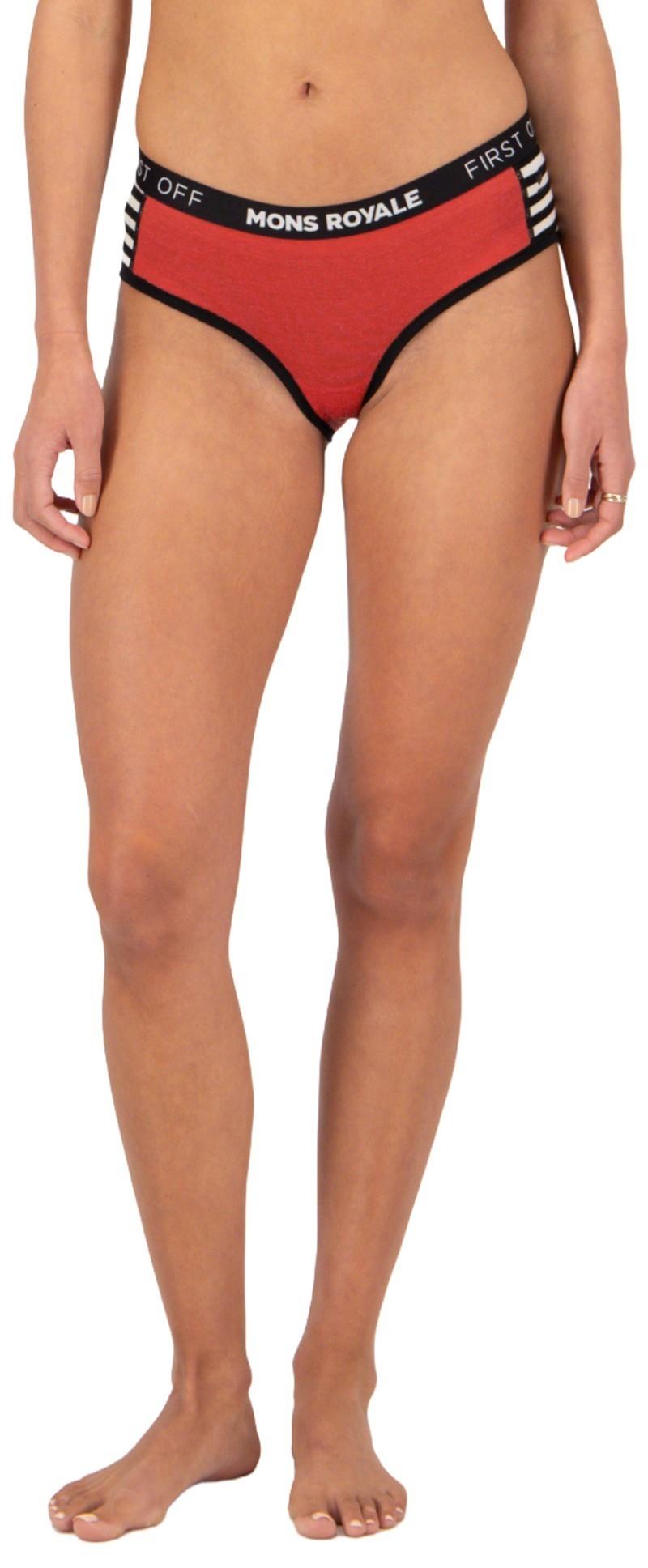 Sylvia Merino Boyleg - Womens - cranberry / mr stripe 1