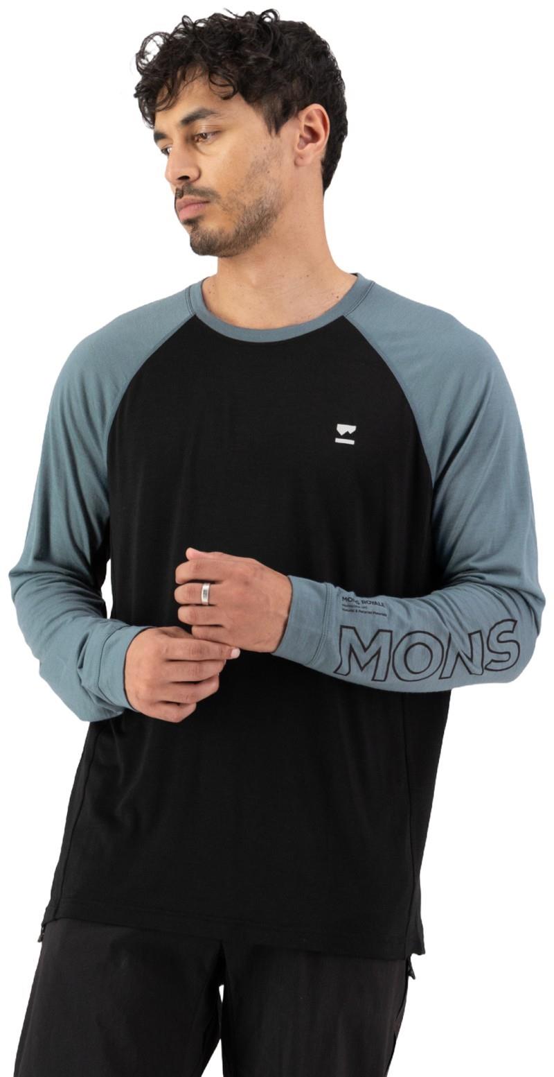Tarn Merino LS - Mens - goblin blue / black 1