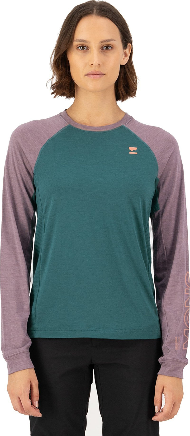 Tarn Merino LS - Womens - abyss / mauve 1