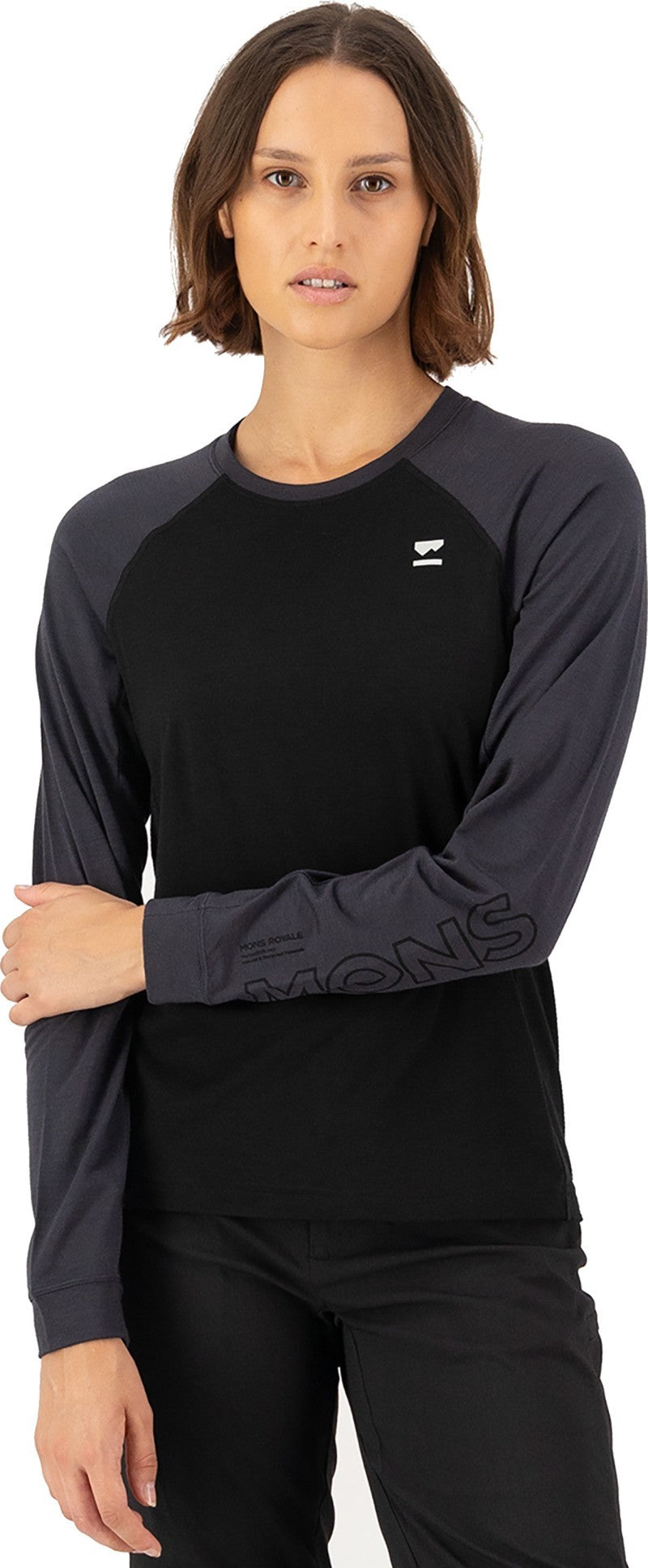 Tarn Merino LS - Womens - black / 9 iron 1