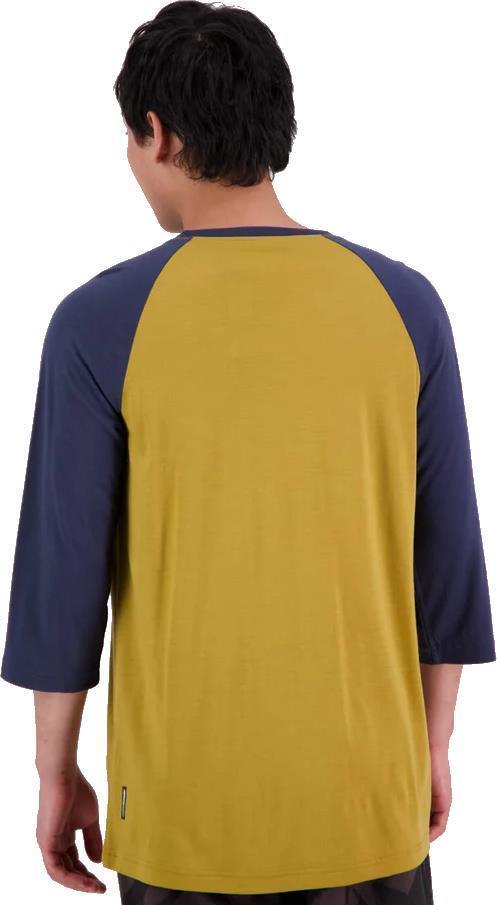 Tarn Merino Shift Raglan 3/4 - Mens - Cumin / Midnight 3
