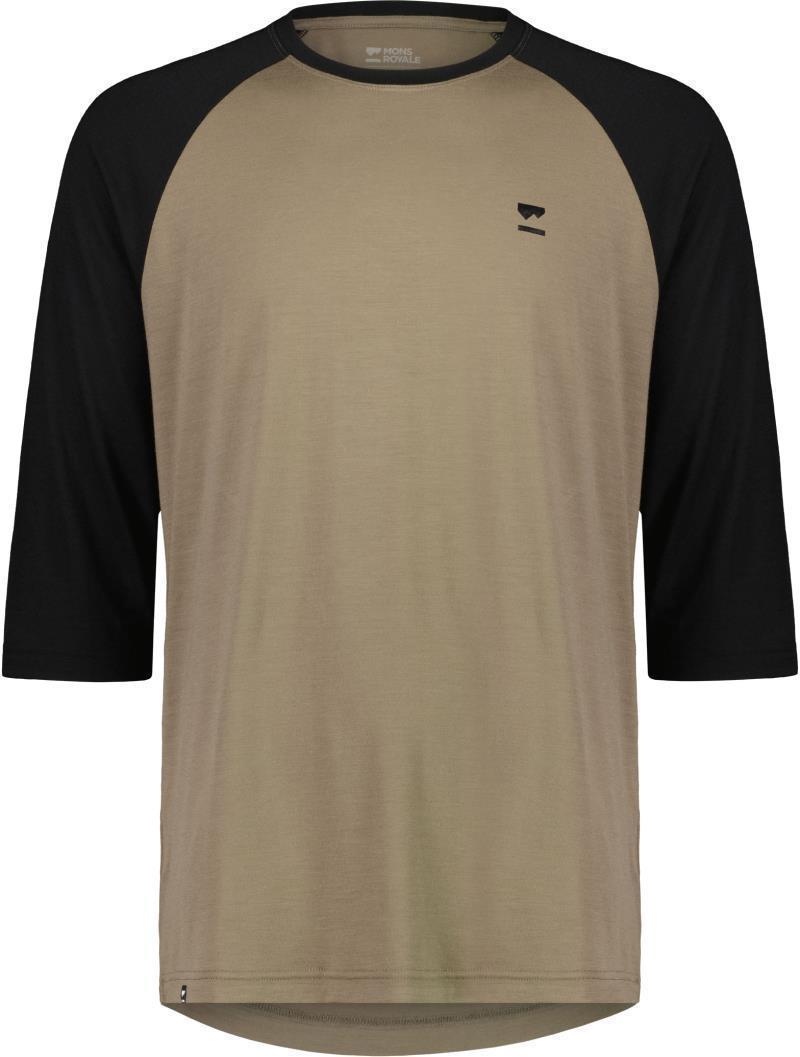 Tarn Merino Shift Raglan 3/4 - Mens - Walnut / Black 1