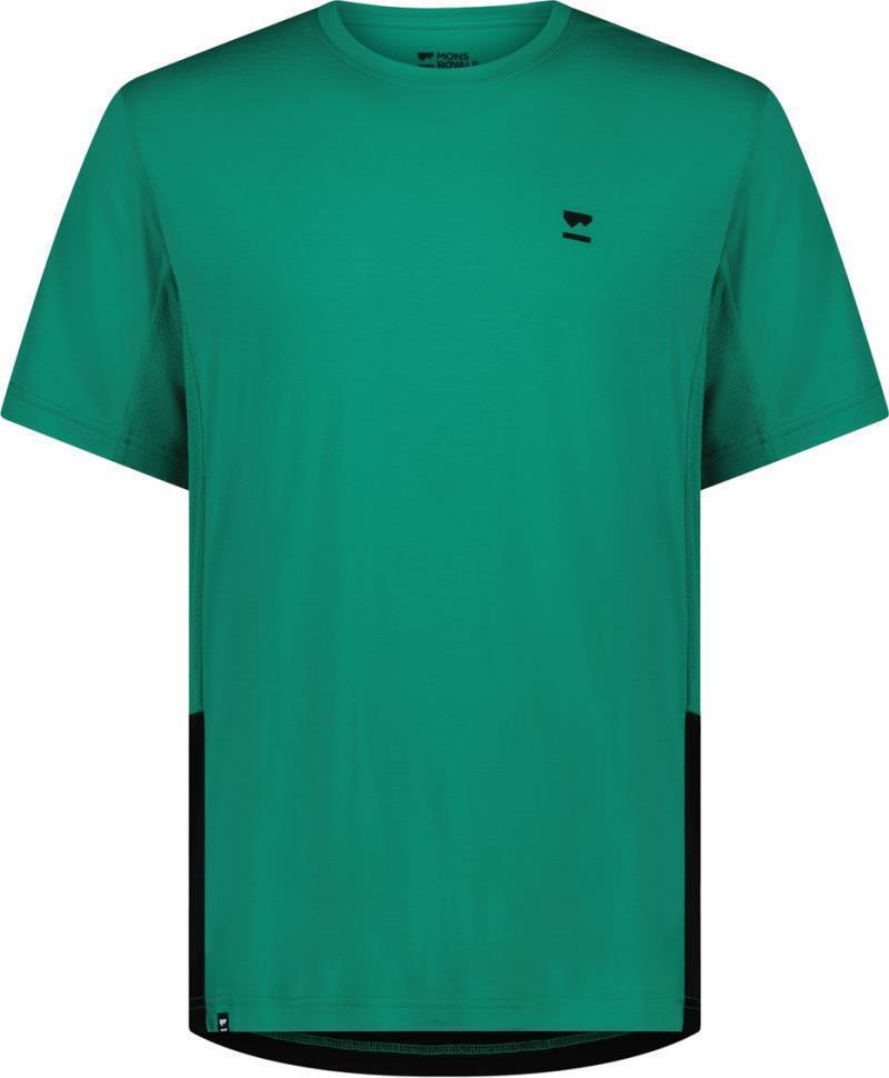 Tarn Merino Shift SS - Mens - Pop Green / Black 1