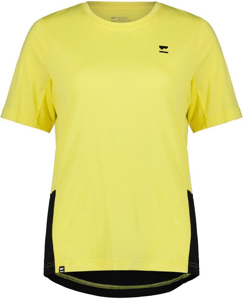 Tarn Merino Shift SS - Womens - Black / Limelight 1
