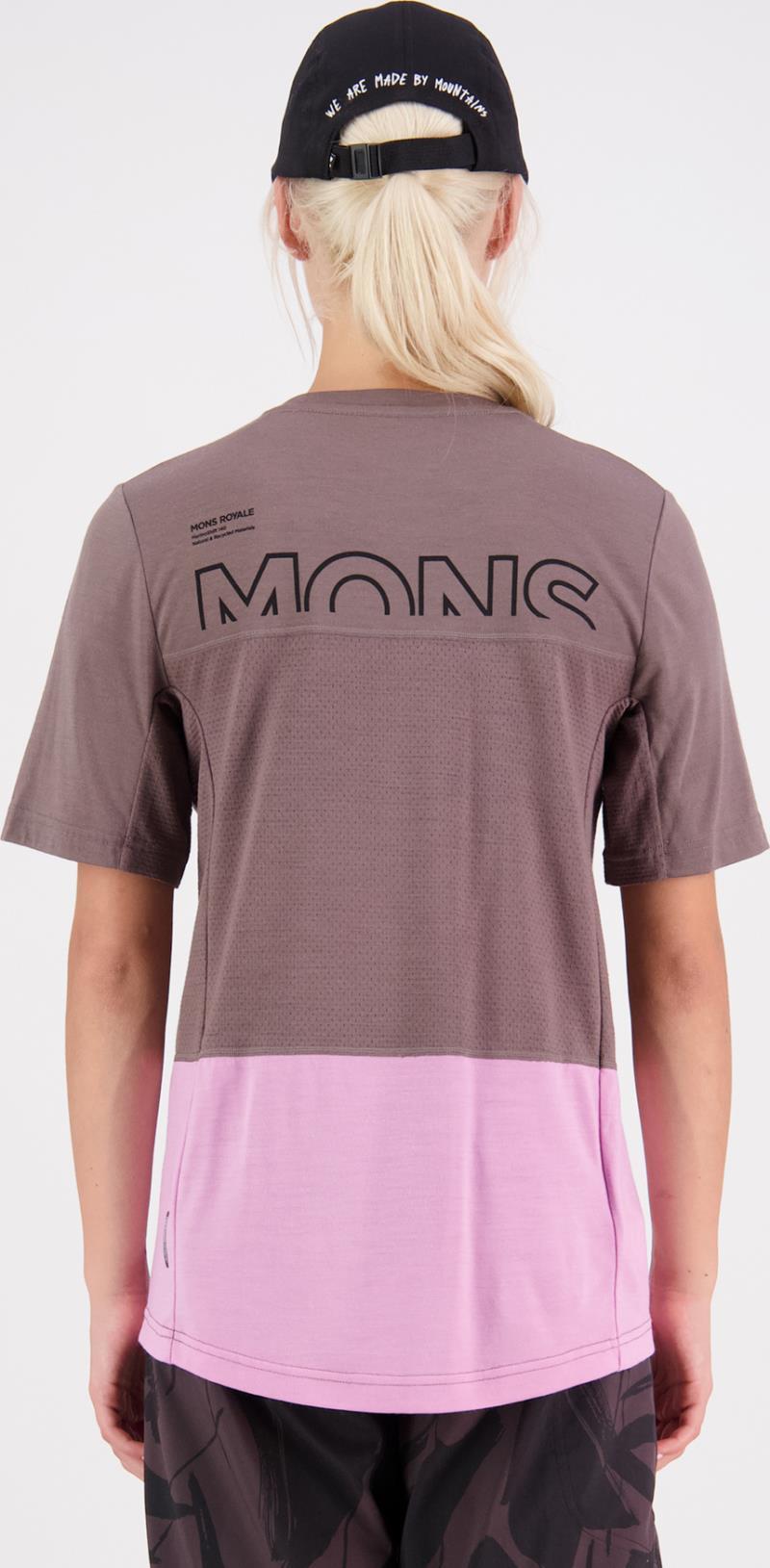 Tarn Merino Shift SS - Womens - Pop Pink / Iron 3