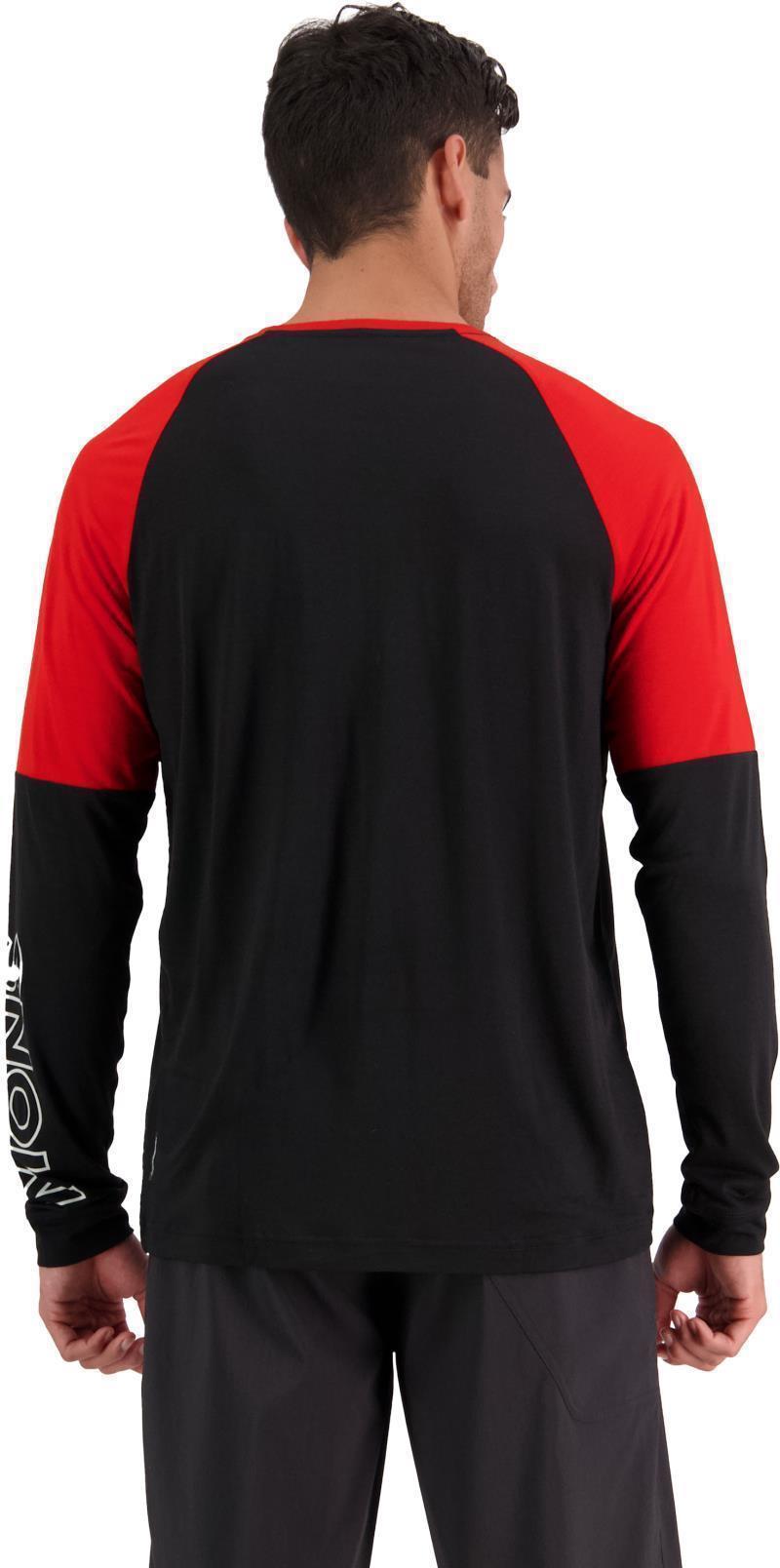Tarn Merino Shift Wind Jersey - Mens - Retro Red / Black 3