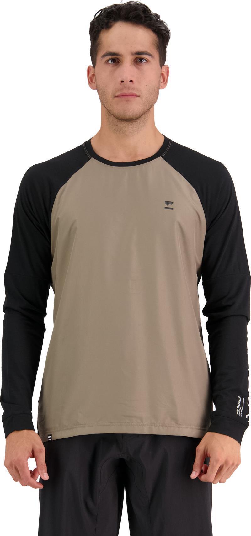 Tarn Merino Shift Wind Jersey - Mens - Walnut / Black 2
