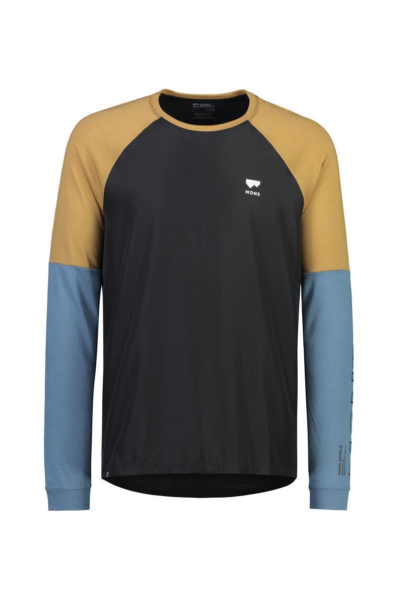 Tarn Merino Shift Wind Jersey - Mens - blue slate / black 1