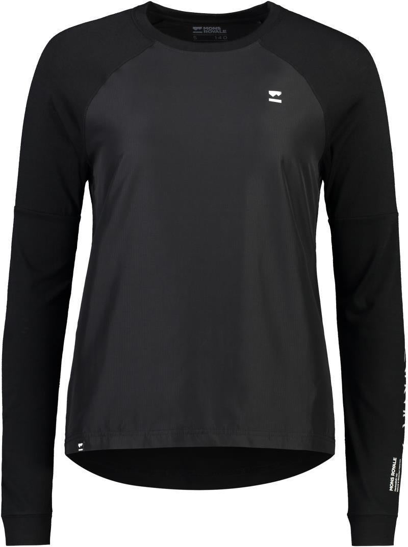 Tarn Merino Shift Wind Jersey - Womens - Black 1
