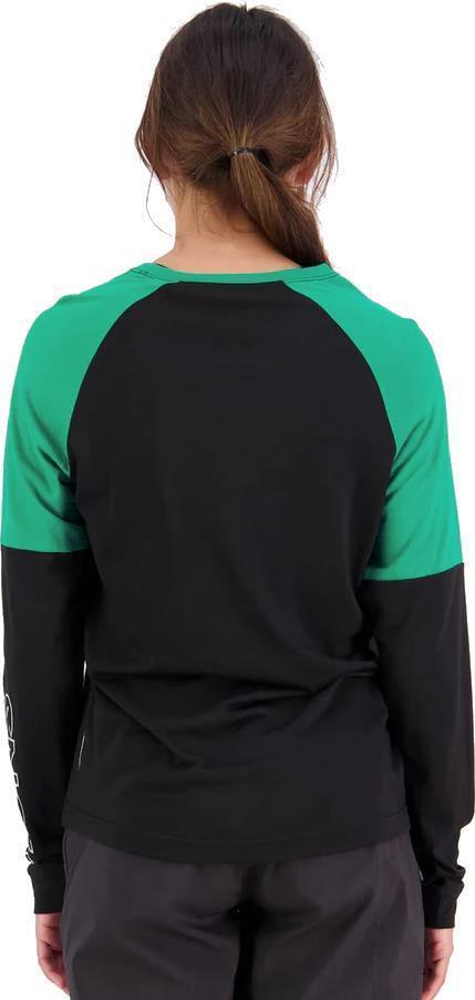 Tarn Merino Shift Wind Jersey - Womens - Pop Green / Black 3