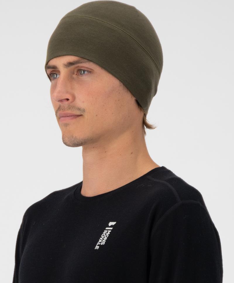 Tech Under Helmet Beanie - Dark Olive 3