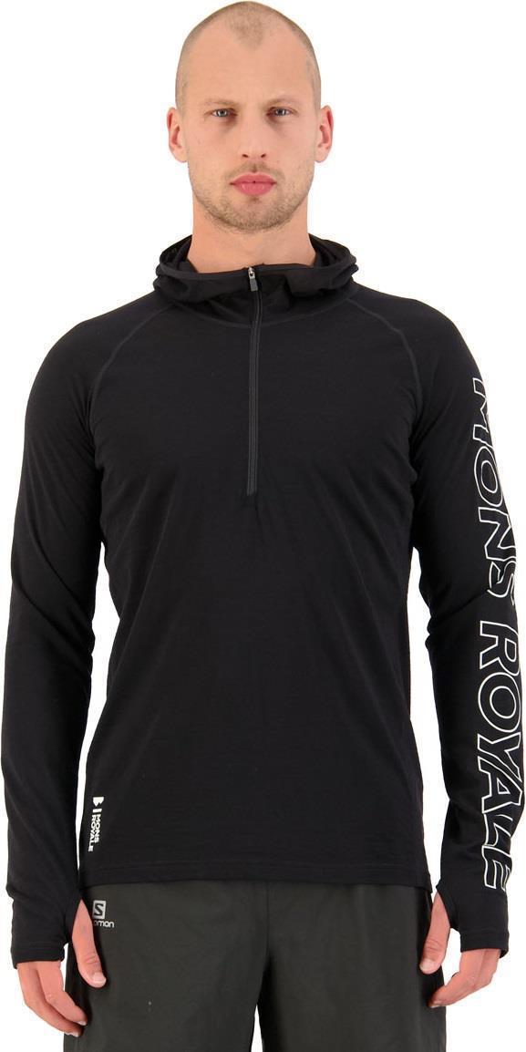 Temple Merino Air-Con Hood - Mens - Black 2