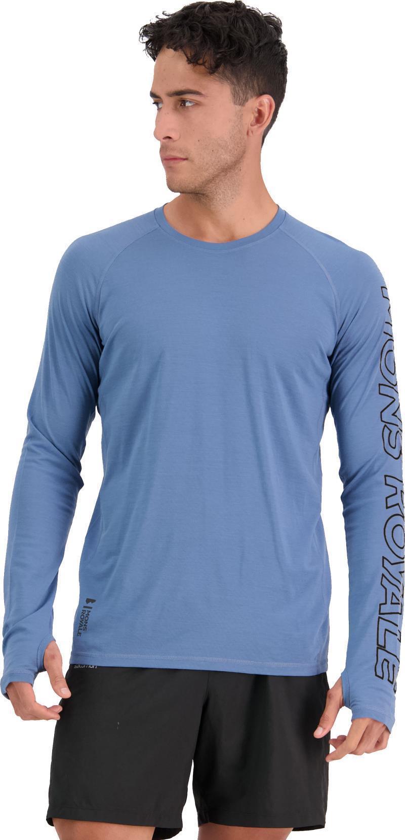 Temple Merino Air-Con LS - Mens - Blue Slate 2