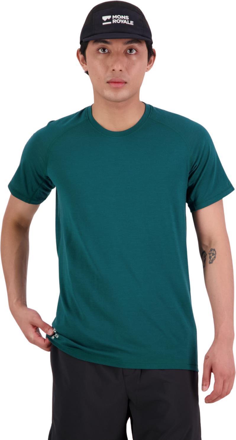 Temple Merino Air-Con SS - Mens - Evergreen 2
