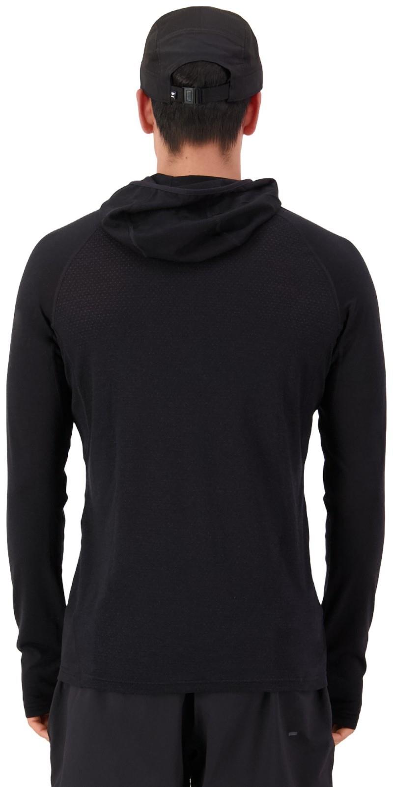 Temple Merino LS Hood - Mens - black 1